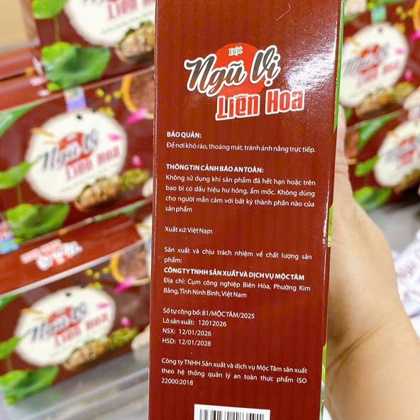 Ngũ cốc Ngũ Vị Liên Hoa Mộc Tâm - Ảnh 3