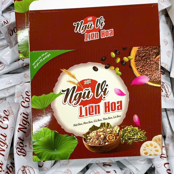 Ngũ cốc Ngũ Vị Liên Hoa Mộc Tâm - Ảnh 2