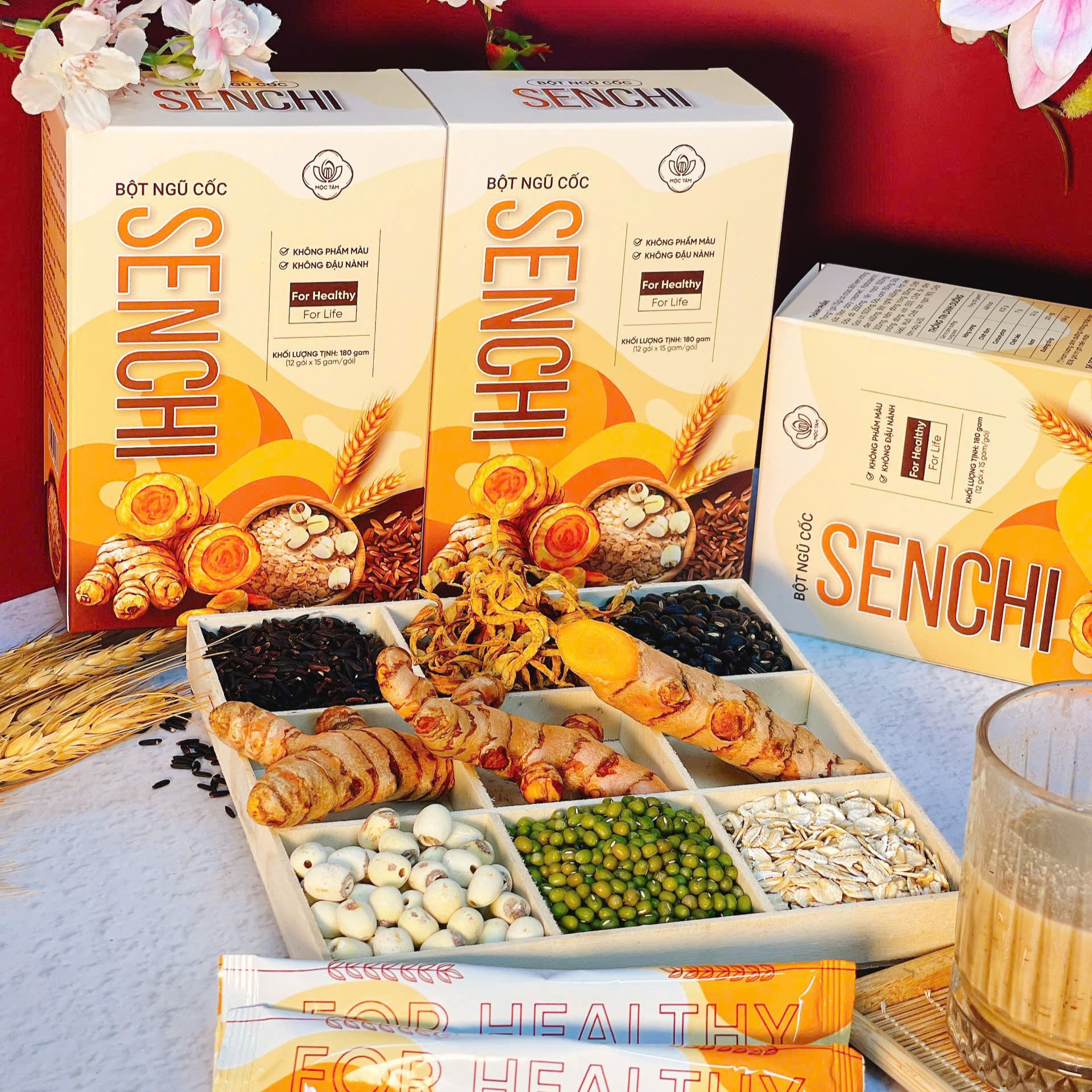 Bột Ngũ Cốc SENCHI Mộc Tâm - Ảnh 2
