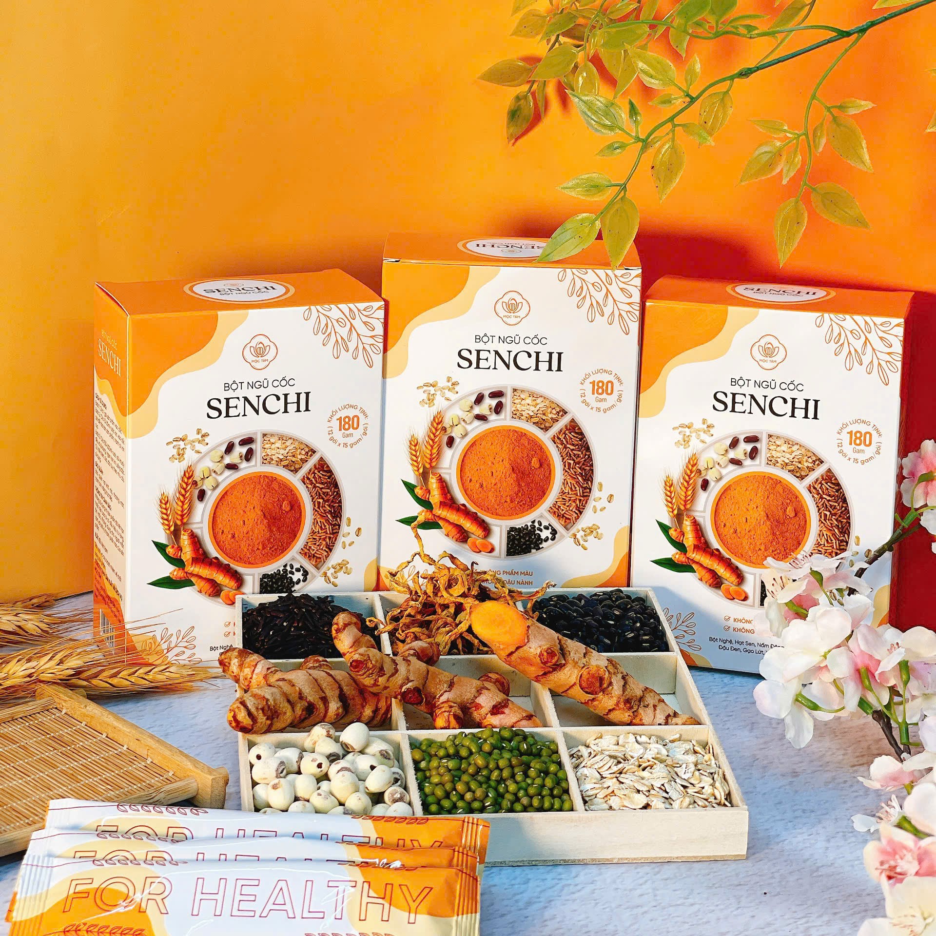 Bột Ngũ Cốc SENCHI Mộc Tâm - Ảnh 3