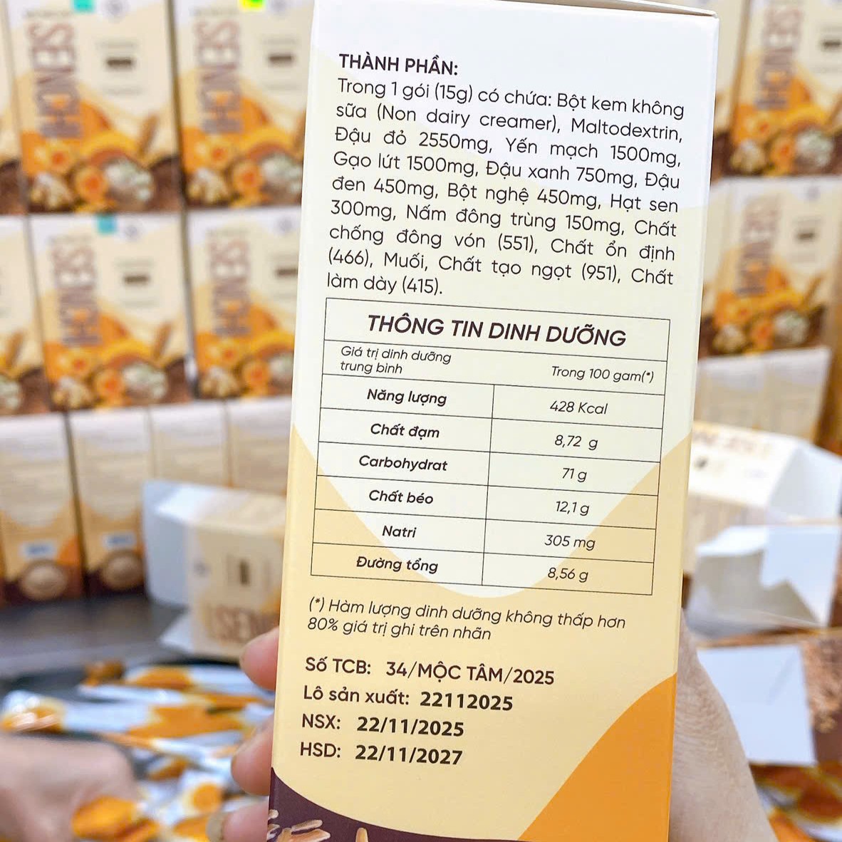 Bột Ngũ Cốc SENCHI Mộc Tâm - Ảnh 4