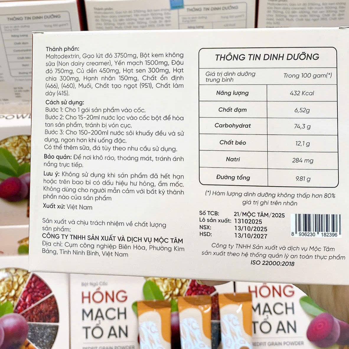Ngũ Cốc Hồng Mạch Tố An Mộc Tâm - Ảnh 3