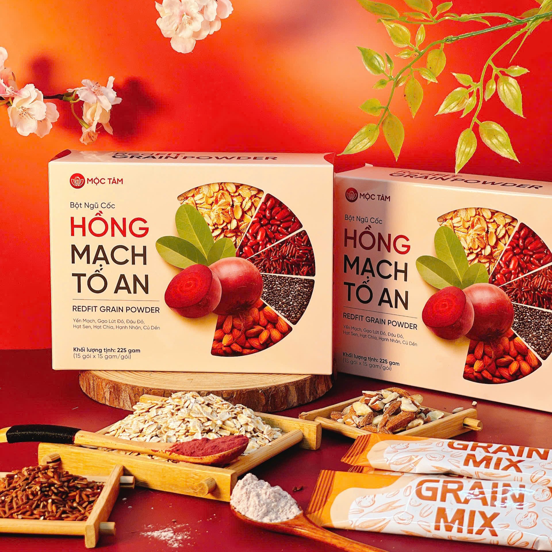 Ngũ Cốc Hồng Mạch Tố An Mộc Tâm