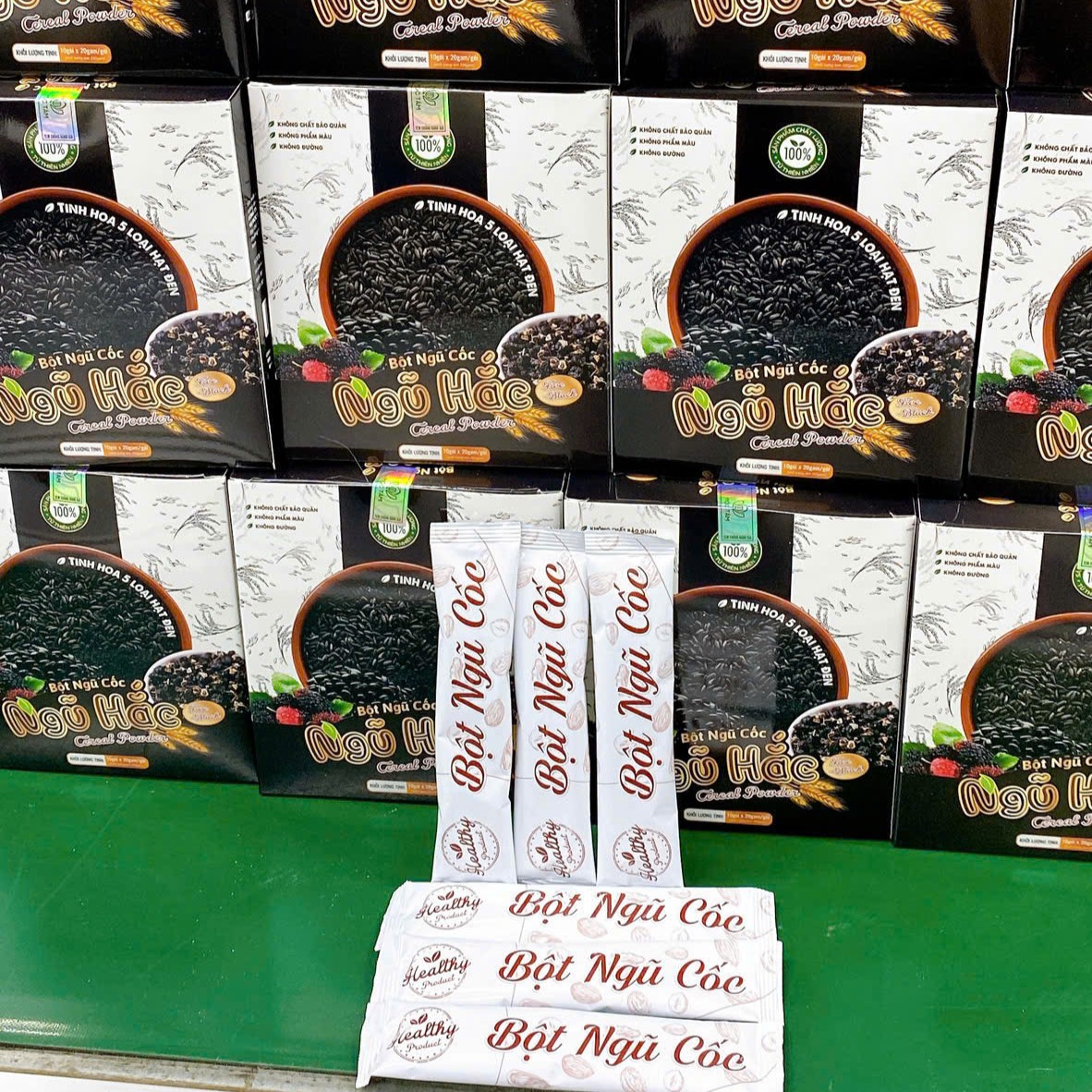 Bột Ngũ Cốc Ngũ Hắc Mộc Tâm - Ảnh 5