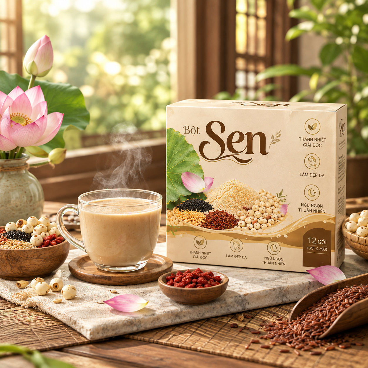 Bột Sen Mộc Tâm - Ảnh 4